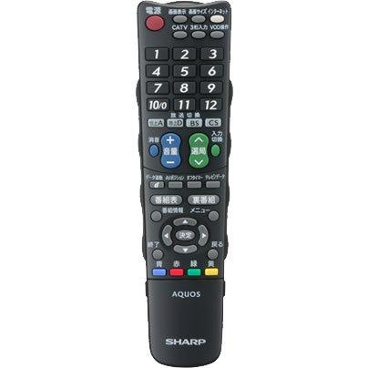【中古】シャープ（SHARP) 液晶テレビ 純正リモコンGA674WJSA (0106380291)