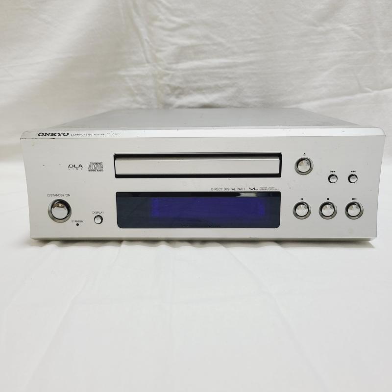 【中古】ONKYO INTEC275 CDプレーヤー C-733(S) /シルバー