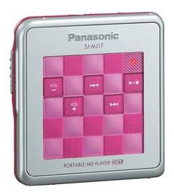 【中古】パナソニック ポータブルMDプレーヤー ピンク SJ-MJ17-P