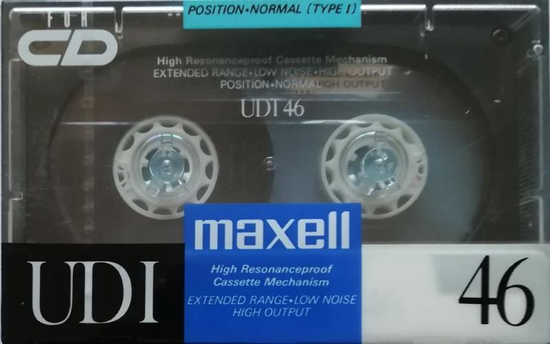【中古】maxell カセットテープ UDI 46分 UDI(D)
