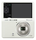 【中古】CASIO デジタルカメラ EXILIM EX-ZR70WE 「自分撮りチルト液晶」 「メイクアップ&セルフィーアート」 EXZR70 ホワイト