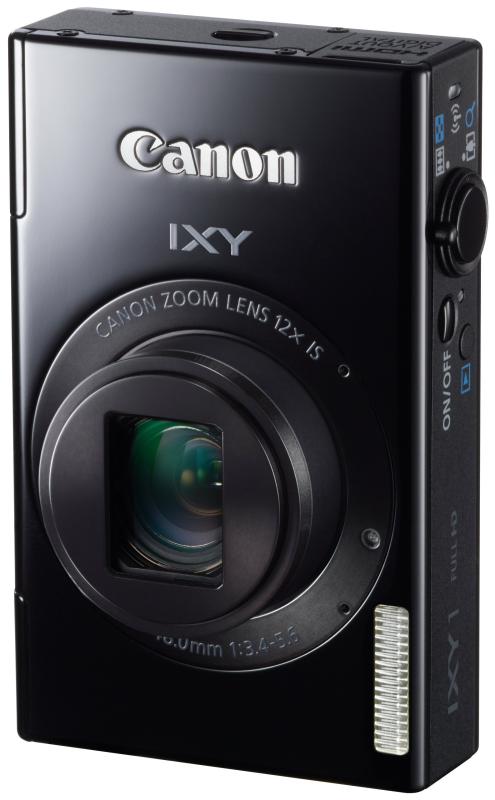 【中古】Canon デジタルカメラ IXY 1 ブラック 光学12倍ズーム Wi-Fi対応 IXY1(BK)