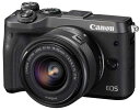 【中古】Canon ミラーレス一眼カメラ EOS M6 レンズキット(ブラック) EF-M15-45mm F3.5-6.3 IS STM 付属 EOSM6BK-1545ISSTMLK(2)