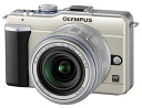 【中古】OLYMPUS ミラーレス一眼 PEN E-PL1レンズキット シャンパンゴールド E-PL1 LKIT GLD