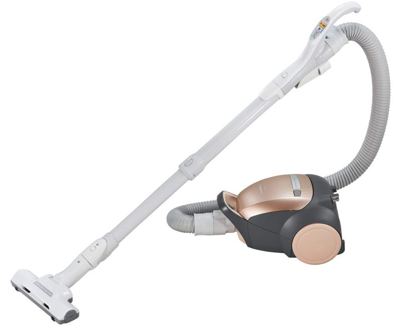 【中古】パナソニック 紙パック式掃除機 エアロノズル 軽量 本体2.7kg ピンクシャンパン MC-PK21A-P