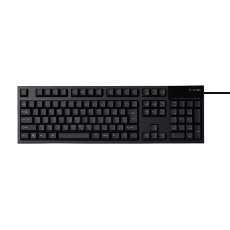 楽天市場】東プレ realforce テンキーレス ブラック 日本語配列 かな
