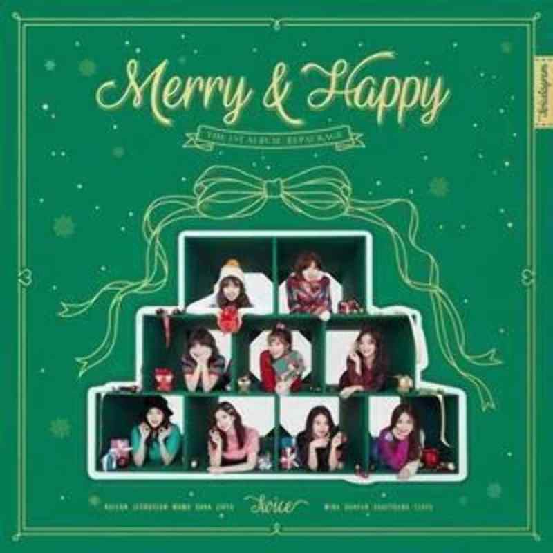 【中古】Twice 1stアルバム リパッケージ - Merry & Happy (ランダムバージョン)