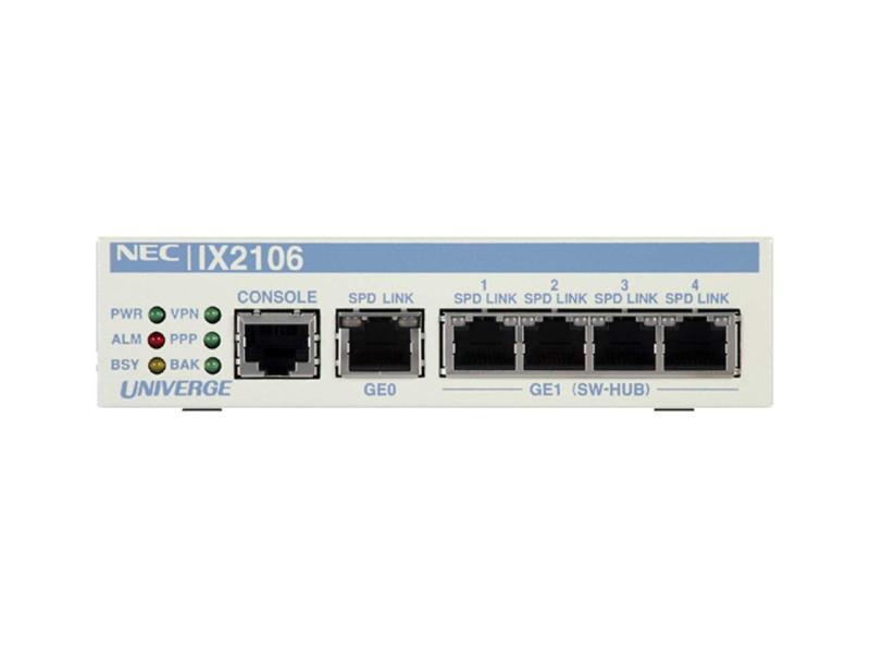 【中古】NEC BE117769 5年無償 VPN対応高速アクセスルータ UNIVERGE IX2106