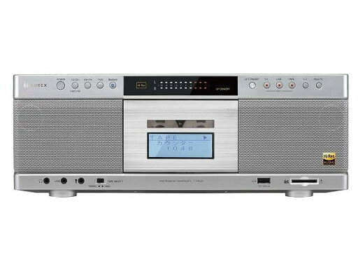 TOSHIBA ハイレゾ相当 SD/USB/CDラジオカセットレコーダー AUREX TY-AK21(S) シルバー TOSHIBA ハイレゾ相当 SD/USB/CDラジオカセットレコーダー AUREX TY-AK21(S) シルバー