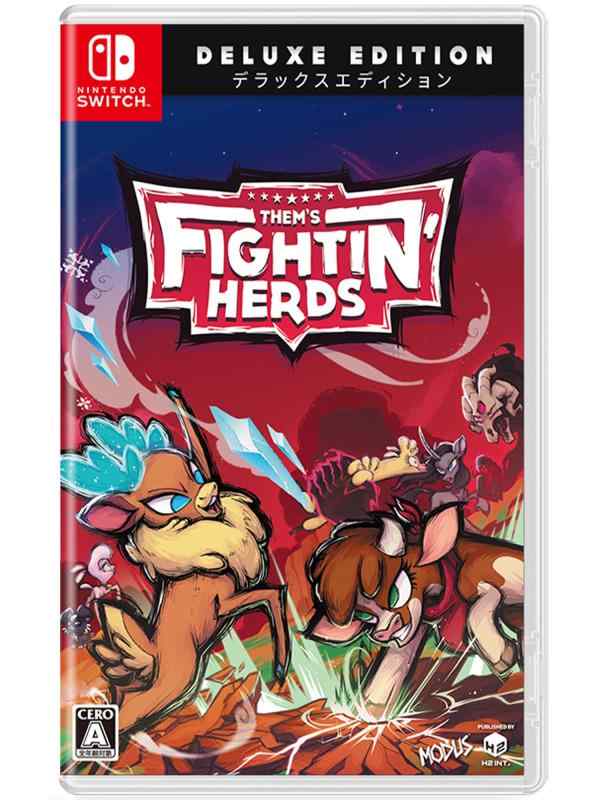 【中古】Them's Fightin' Herds: Deluxe Edition (ゼムズ ファイティン ハーズ デラックスエディション) -Switch 【特典】シーズン1パスゲーム内に実装(DLCプレイアブルキャラクター(4キャラクター)、追加パレ