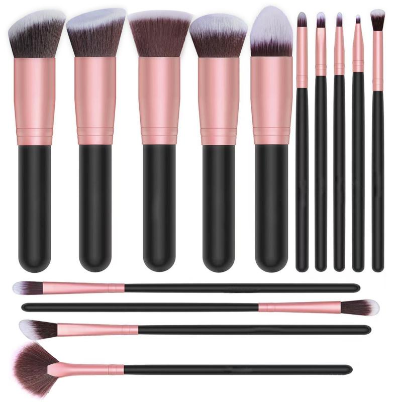 メイクブラシ 14本セット 初心者 コスメブラシ フェイスブラシ パウダーブラシ メイクアップツール 柔らかい