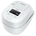 【中古】パナソニック 炊飯器 5.5合 急減圧バルブ&大火力IH おどり炊き 全面発熱6段IH式 ホワイト SR-W10A-W(2)