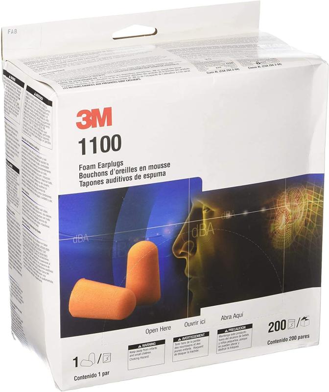 スリーエム (3M) 耳栓 1100 1ケース（200袋） [並行輸入品]