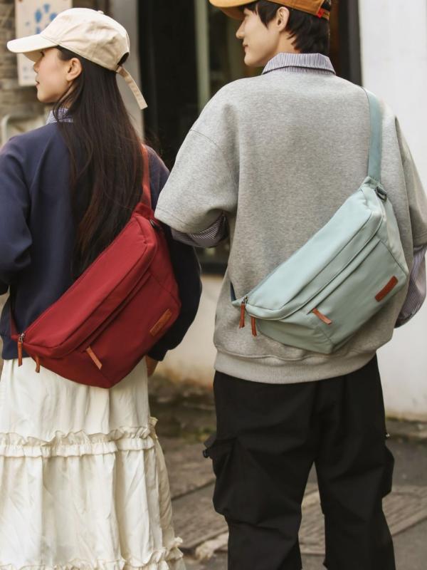 バッグ 男性用 ナイロン 鞄 スポーツ ショルダーバッグ 斜めがけ 普段使い ウエストバッグ カジュアル