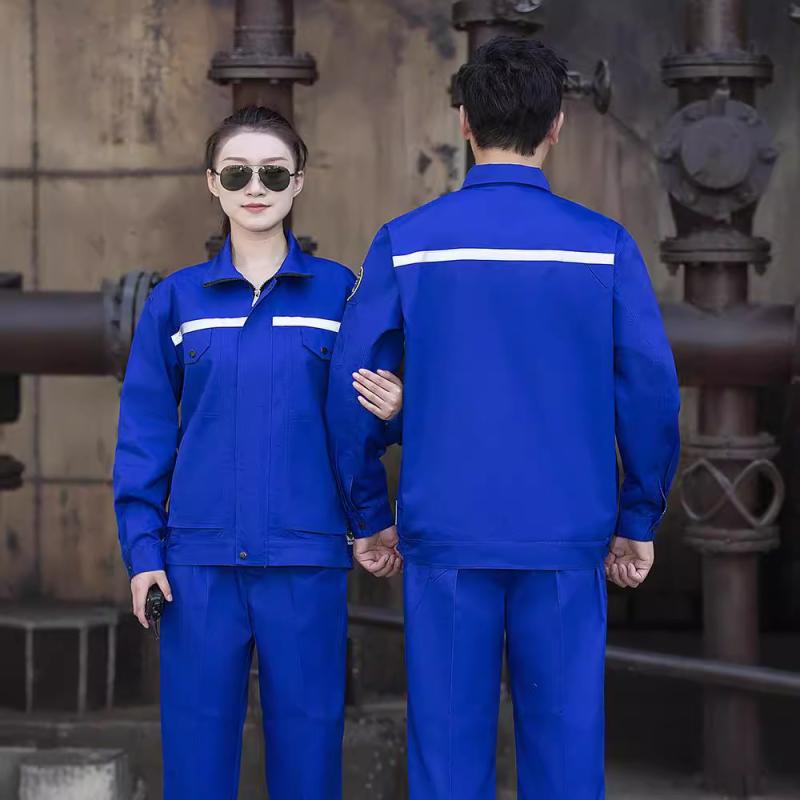 作業服 男性用 帯電防止 耐薬品 耐酸アルカリ 工場 現場作業 清掃 軽作業