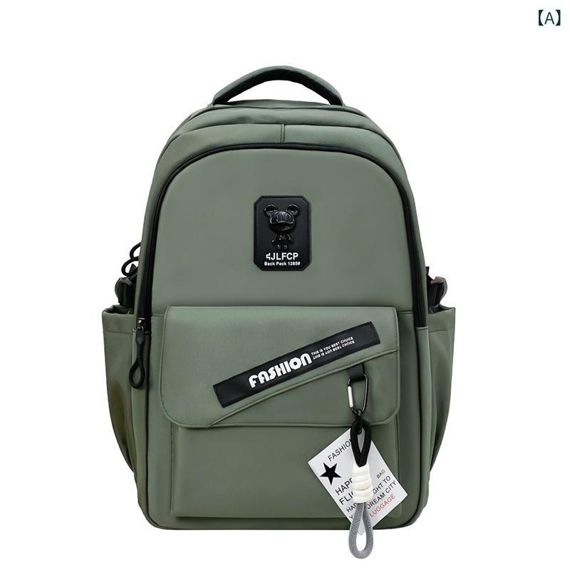 リュックサック 男性用 大容量 旅行鞄 通勤 通学 肩掛け 背負い カバン 配色 切り替え シンプル