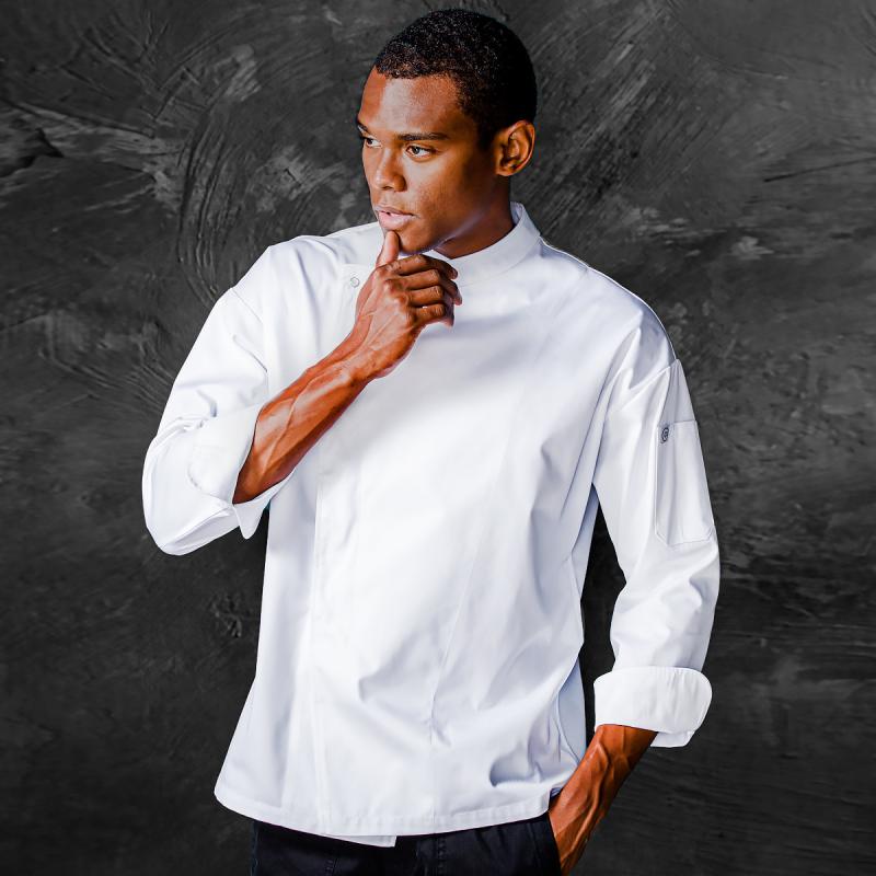 コックコート 男性用 新疆綿 長袖 大きいサイズ ホテル レストラン 厨房服 調理服 春秋2