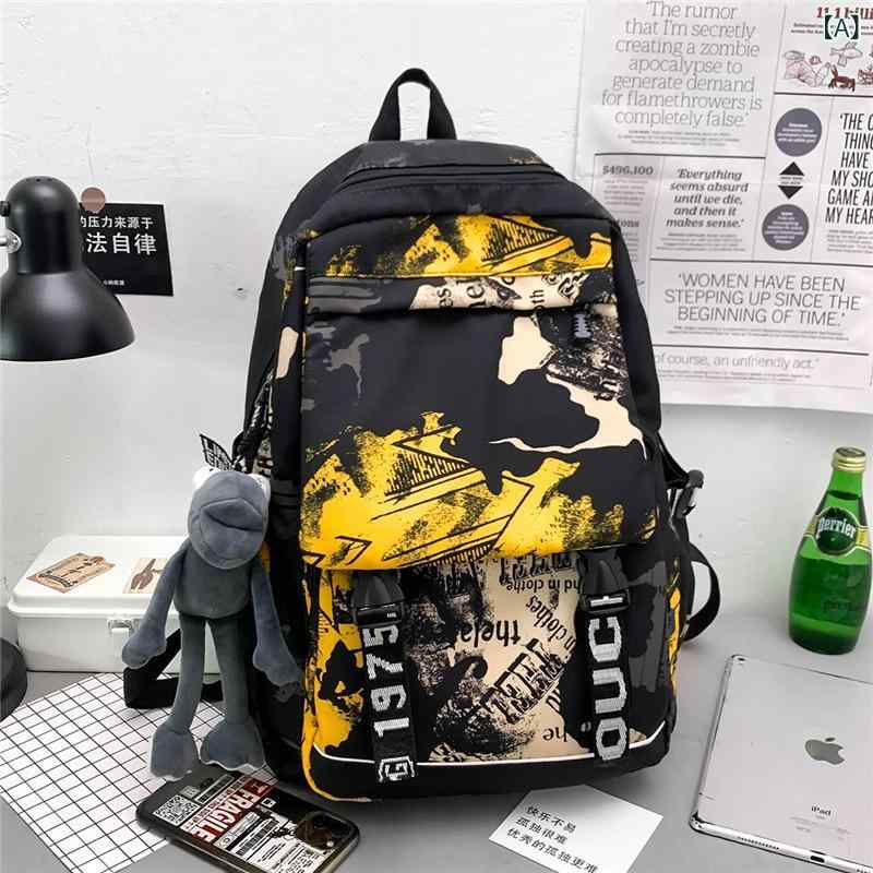 Men'S Bag - リュック レディース 大容量 中学生 高校生 学生 鞄 スポーティー カジュアル 多機能
