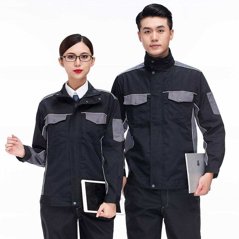 作業服 男性用 耐摩耗 上着 ジャケット 春秋冬 工場 実習 トップス