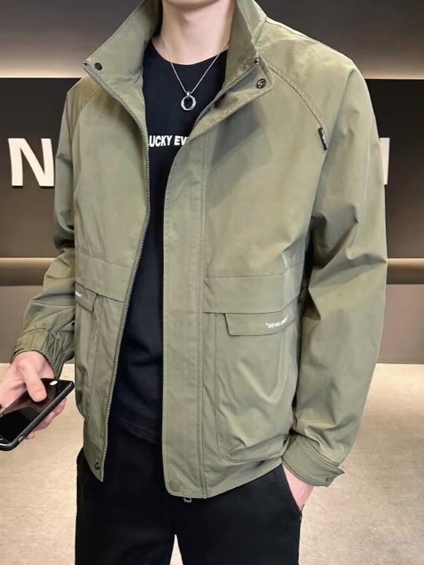 ジャケット メンズ 男性用 秋冬 アウター ブルゾン ジャンパー スリム 羽織り 上着 ワークウェア ポケット2(4.0)