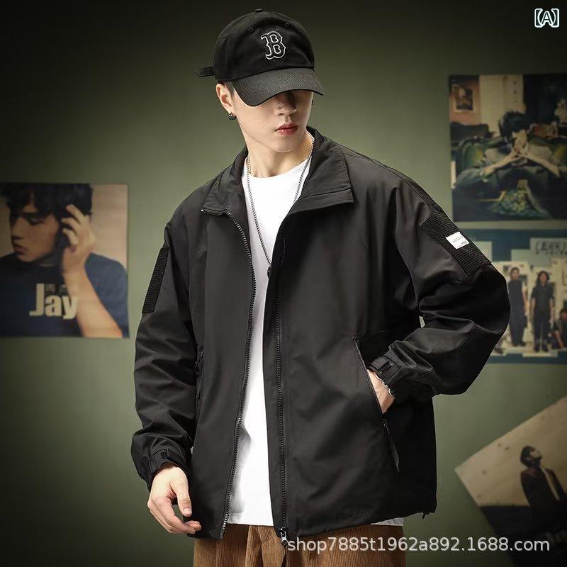 ジャケット 男性用 防風 アウター アウトドア ワークウェア ブルゾン ジャンパー 秋冬2