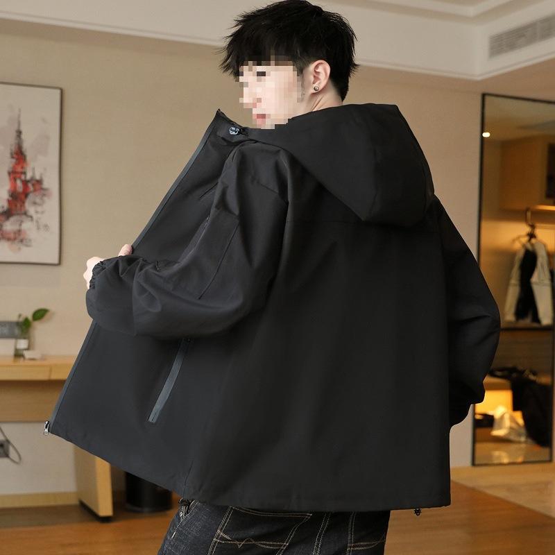 ジャケット 男性用 大きいサイズ フード付き 防水 防風 撥水 透湿性 ジャンパー ブルゾン 春物 アウター2