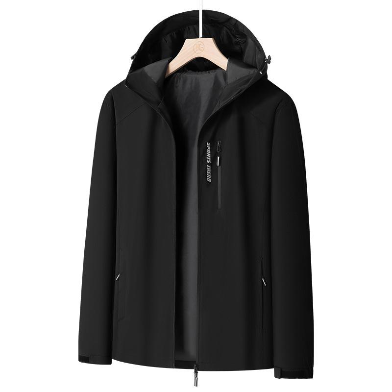 ジャケット 男性用 マウンテンパーカー 防風 アウター ゆったり 無地 ブルゾン ジャンパー 羽織り スポーティー カジュアル アウトドア2