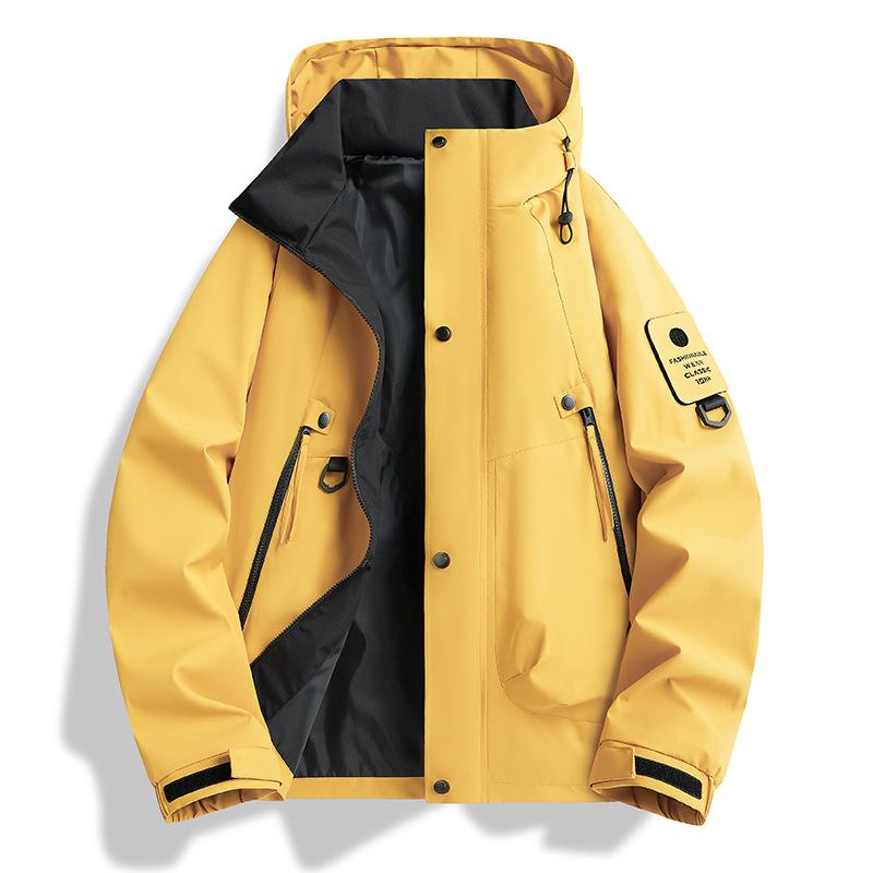マウンテンパーカー 男性用 春秋 アウター 春 防風 防撥水 登山服 アウトドア