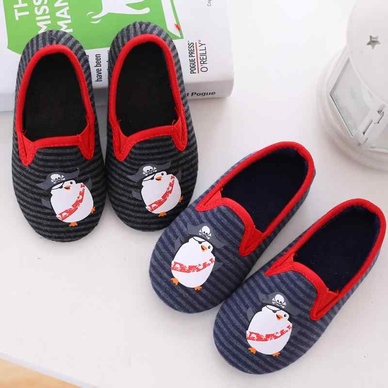 靴下 子供 海賊 カートン 企鵝 室内 スリッパ ソックス 床 滑り止め 春秋 かわいい2