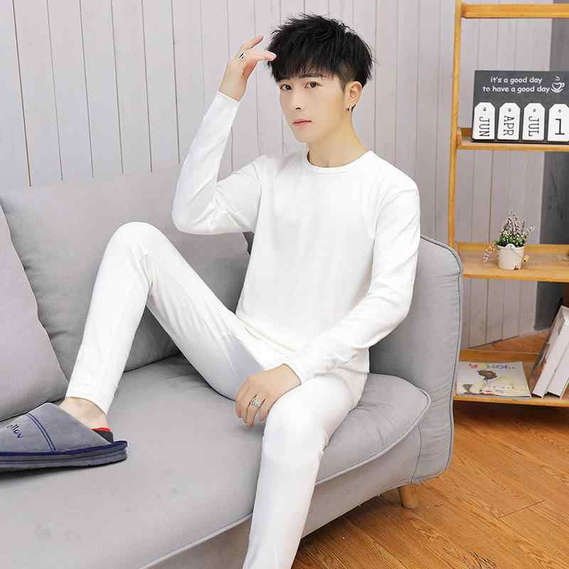 肌着 メンズ Vネック 男性用 トップス 厚手 裏起毛 インナー 長袖 秋冬 あったか 保温2