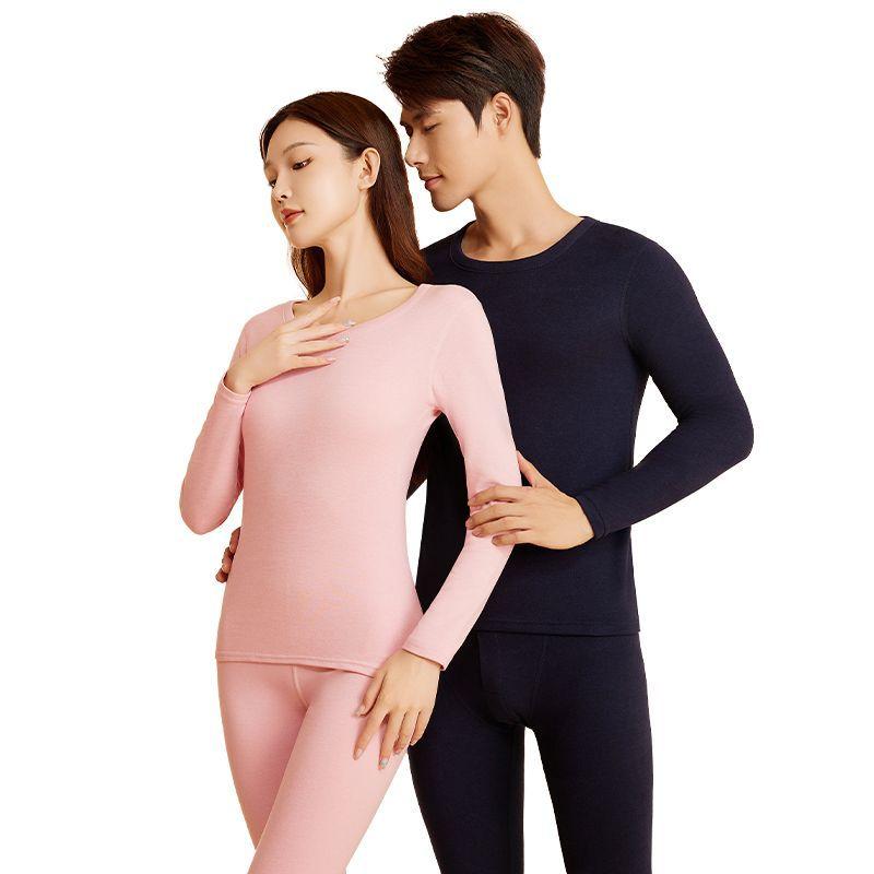 インナー 男性用 女性用 カップル 秋冬 保温 肌着 トップス ボトムス ウール 混紡 再生繊維 あったか2
