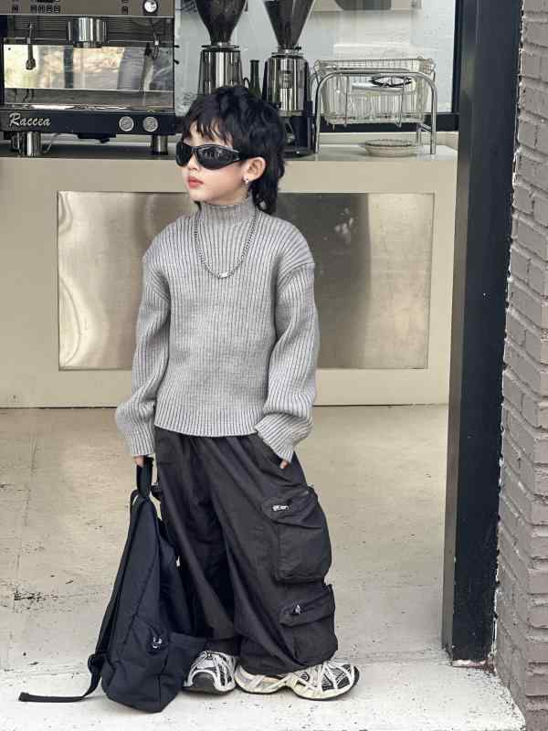 ニット キッズ 男の子 子供 トップス 秋冬 韓国 おしゃれ インナー