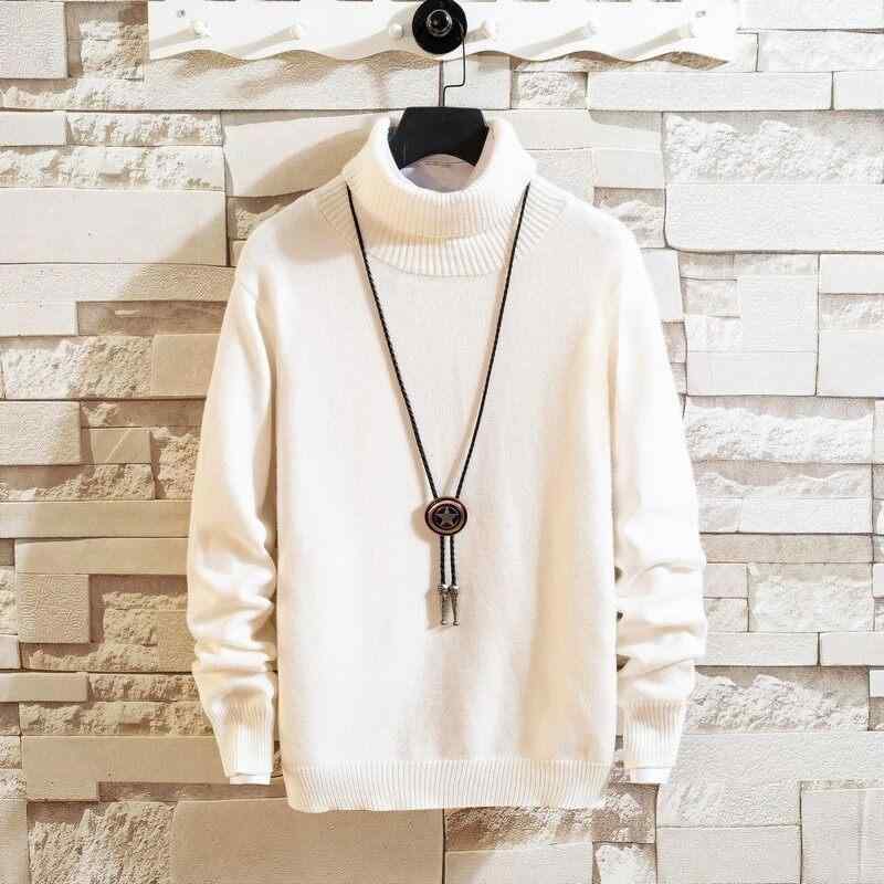 ニット メンズ 秋冬 ハイネック セーター トップス 長袖 無地 暖かい 防寒 おしゃれ カジュアル