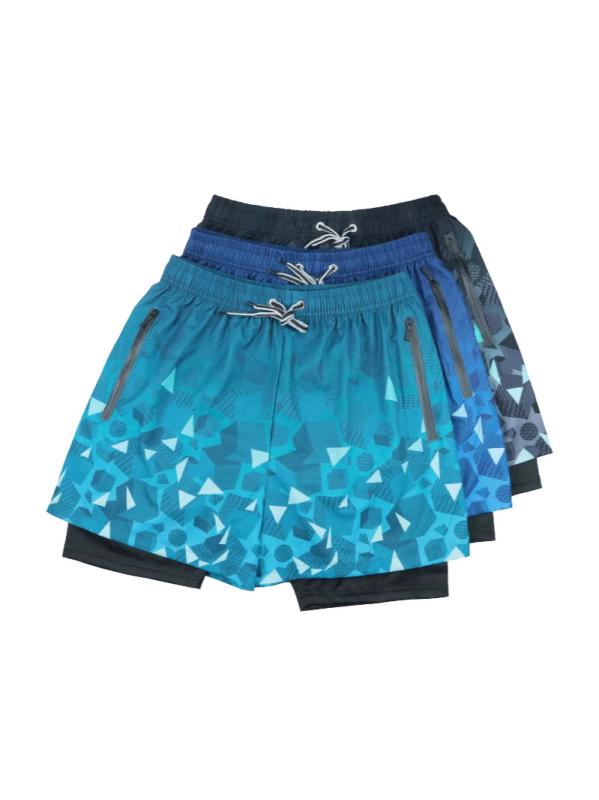 水着 男性用 サーフパンツ ビーチパンツ 2層構造 リラックスフィット スイムウェア 海水浴 プール