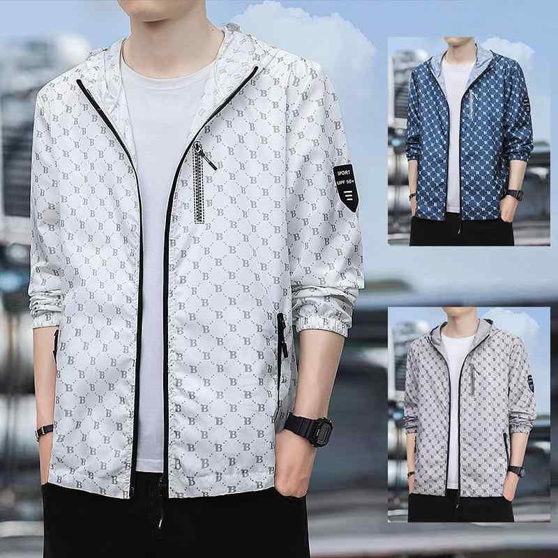 アウター 男性用 接触冷感 伸縮性 軽量 薄手 釣り 普段使い アウトドア 日焼け防止