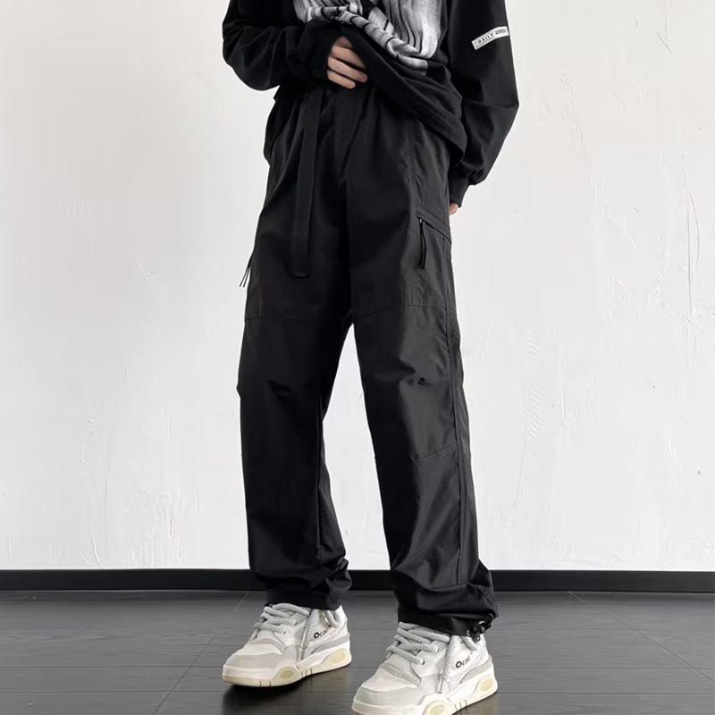 パンツ メンズ 男性用 冬 暖か 裏起毛 ストレート 登山パンツ アウトドア カジュアル アメカジ パラシュート 機能性 カーゴパンツ