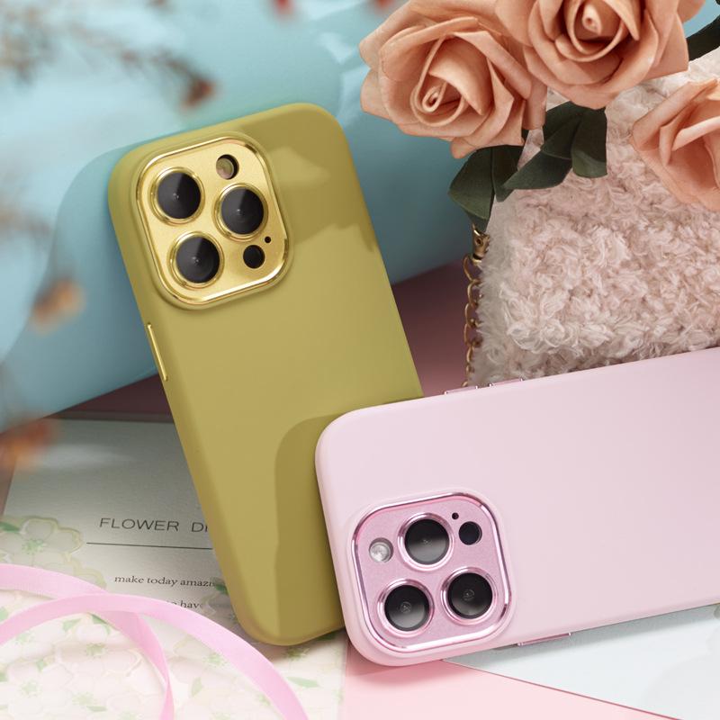Rakuten - スマホケース iPhone15promax iPhone14 シリコン 全面保護 レンズ保護 ソフト