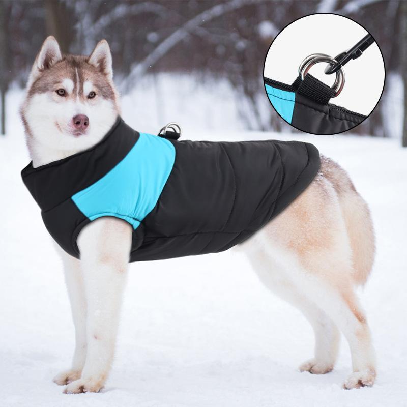 ドッグウェア 秋冬 防水 防寒 犬 服 大判 厚手 コットン ペット 服 冬