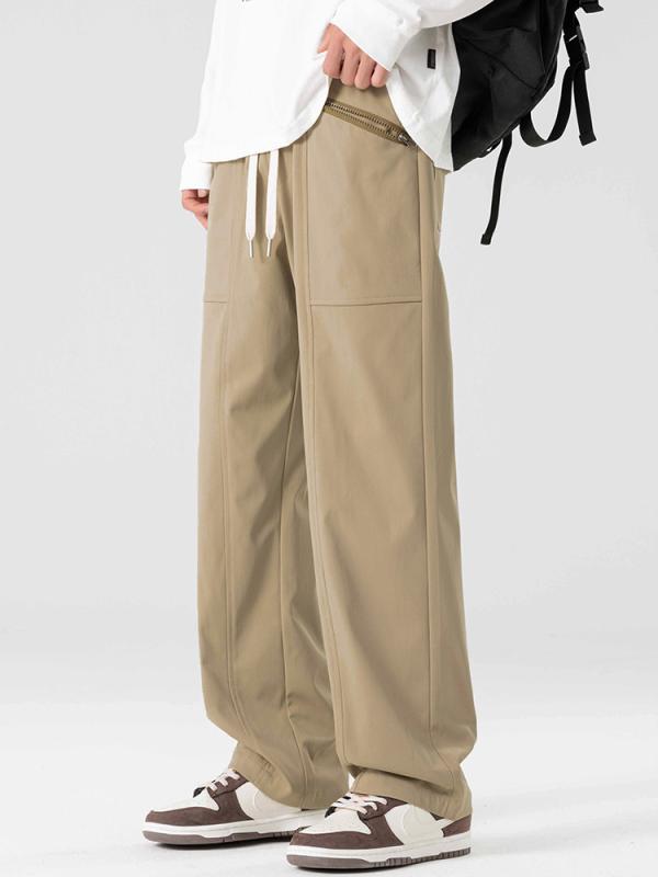 パンツ 男性用 春秋 登山 ワークパンツ 防水 透湿性 大きいサイズ ゆったり ストレート ロングパンツ