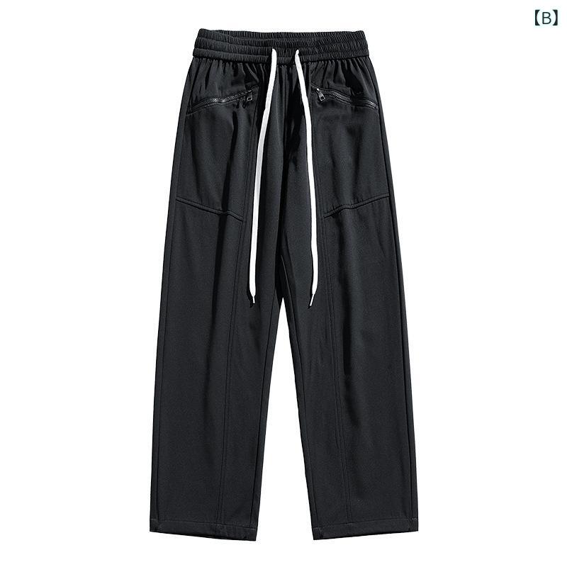 パンツ 男性用 春秋 登山 ワークパンツ 防水 透湿性 大きいサイズ ゆったり ストレート ロングパンツ