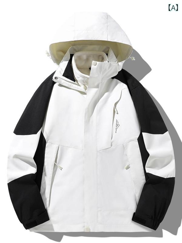ジャケット 男性用 防風 防水 アウター 秋冬 アウトドア ハイクオリティ