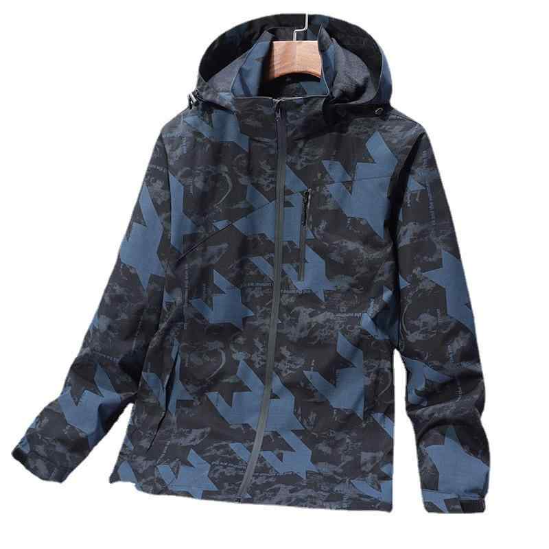 樂天商城 - マウンテンパーカー 男性用 春秋 防水 防風 アウター ジャケット 登山服 アウトドア カジュアル スタイル ペア ブラック ネイビー カーキ