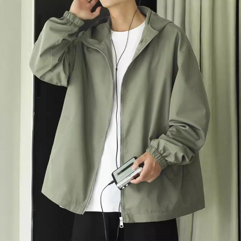 マウンテンパーカー メンズ 春秋 ジャケット 男性用 ブルゾン ジャンパー カジュアル ストリート ライトアウター