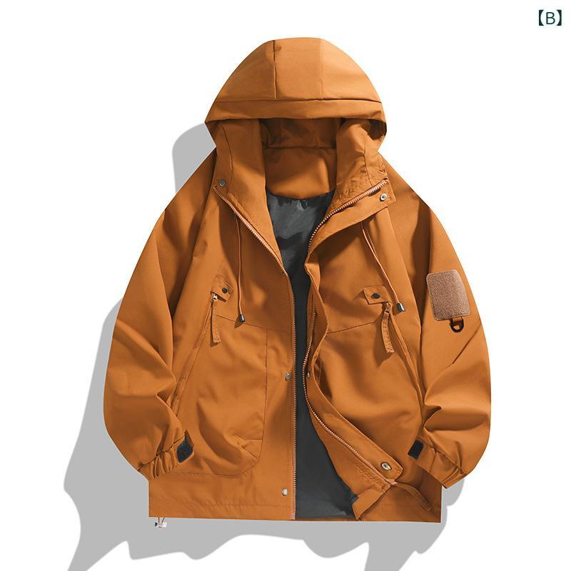 ソファポテトのマウンテンパーカー 男女兼用 春秋 薄手 登山服 防風 通気性 ジャケット カジュアル アウター アウトドア｜アングル3