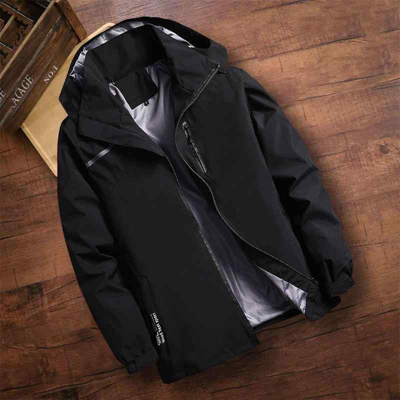 Wear - マウンテンパーカー 男性用 春秋 薄手 防風 防撥水 大きいサイズ ワーク チームウェア カスタム ロゴ プリント アウター