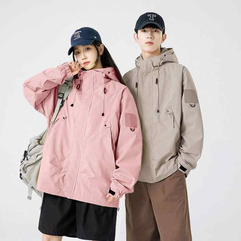ジャケット 男性用 アウトドア 登山服 ブルゾン 学生 ワークウェア 多機能 防水 防風 アウター ペア トップス