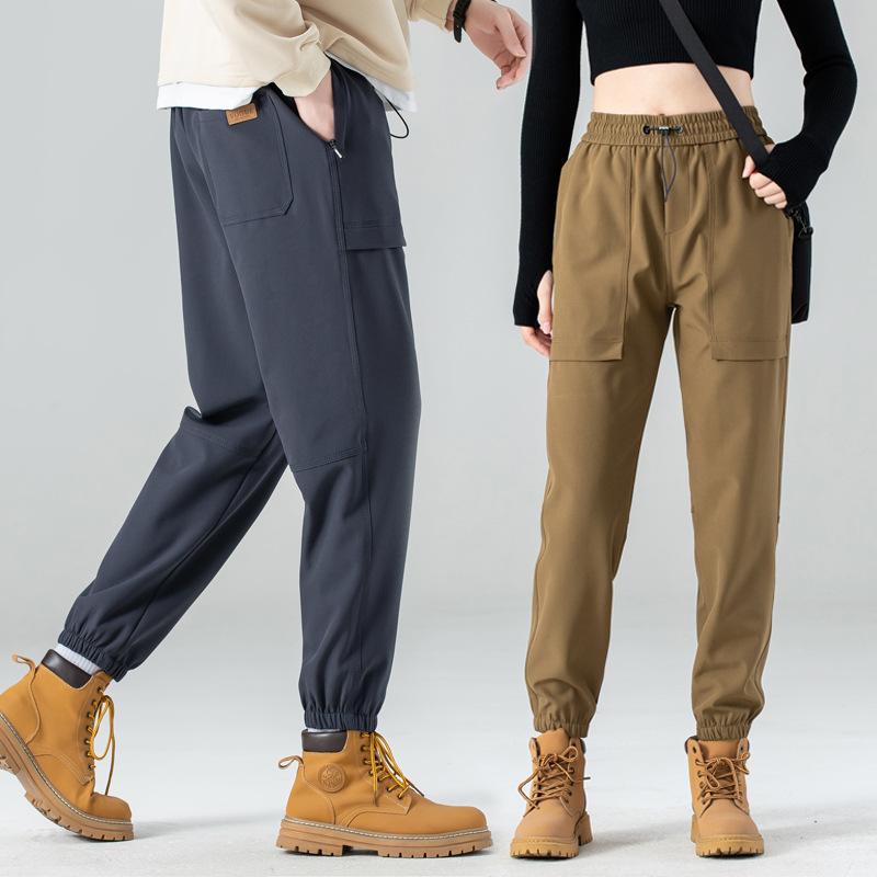 パンツ 男性用 アウトドア 登山 カジュアル ゆったり 釣り カーゴパンツ ドローコード付き