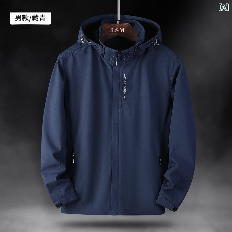 ジャケット メンズ アウター 春秋 アウトドア 防水 防風 登山 ウェア カジュアル 薄手 レディース トップス・製品カテゴリ: マウンテンパーカー・機能: 速乾.透湿.防水.超軽量.防風・生地: 化学繊維混紡・対象シーズン: 冬.春.秋・柄: 無地・対象: 男女兼用・裏地: ポリエステル繊維・対象年齢: 大人・フード: なし・セット内容: 単品・着脱: 不可・インナー: なし・ファー: なし・耐水圧: 1000mm・カラー: 紺色(メンズ).黒(メンズ).赤(メンズ).濃いグレー(メンズ).青(メンズ).ピンク(レディース).緑(レディース).黒(レディース).赤(レディース).紫(レディース).水色(メンズ).白(メンズ).白(レディース)・サイズ: M.L.XL.XXL.XXXL.4XL.5XL