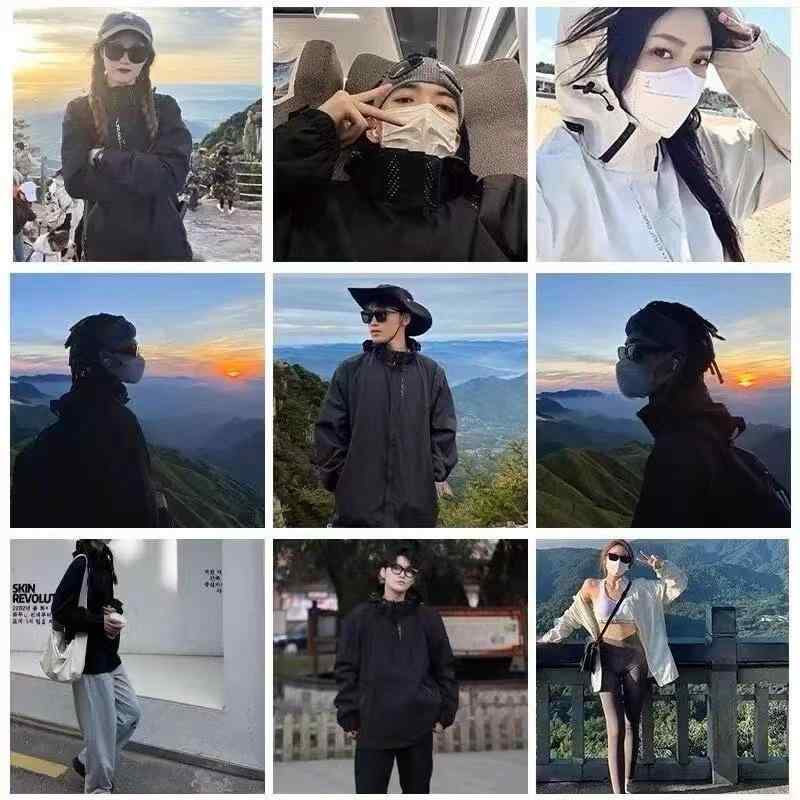 マウンテンパーカー 男性用 春秋 アウトドア ウインドブレーカー 男女兼用 防風 防水 登山 ジャケット アウター ロゴ入れ可能