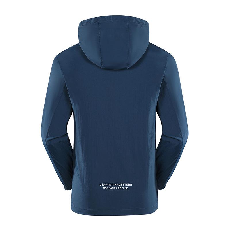 アウター 男性用 接触冷感 薄手 防風 ジャケット 通気性 スポーツウェア 日焼け防止 普段使い アウトドア